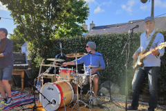 Local band playing a summer gig