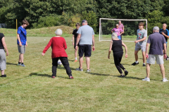 Town Council playing at charity Walking Football event