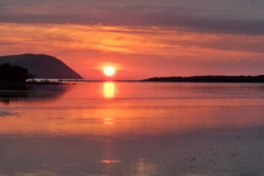 Sunset over the estuary